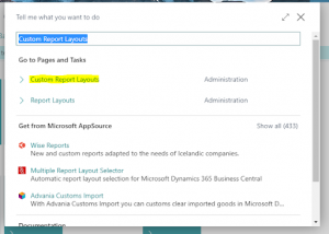 How to design Custom Reports Layout in Business Central