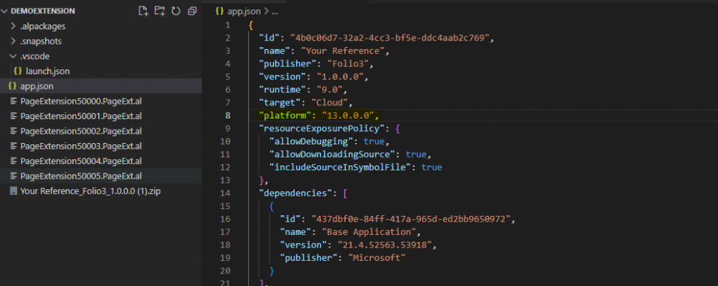 Create .App file(Extension) from .Zip file(Extension) in Business Central