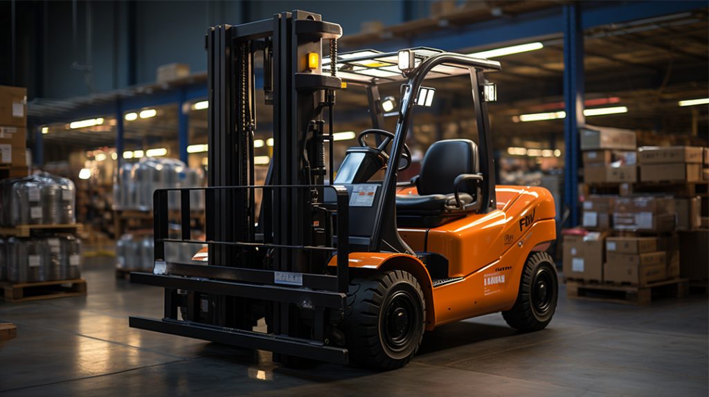 rfid warehouse forklift