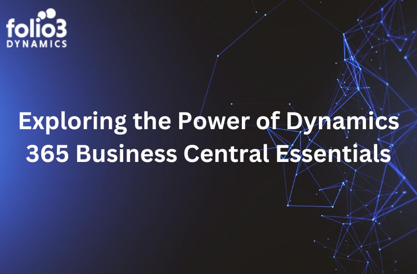 dynamics 365 business central essentials