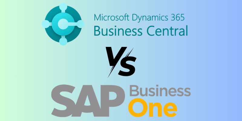 differences between dynamics 365 business central and sap business one