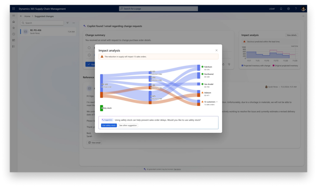 real time coordination across the supply chain