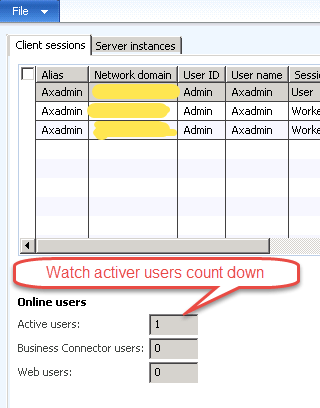 dynamics ax 1