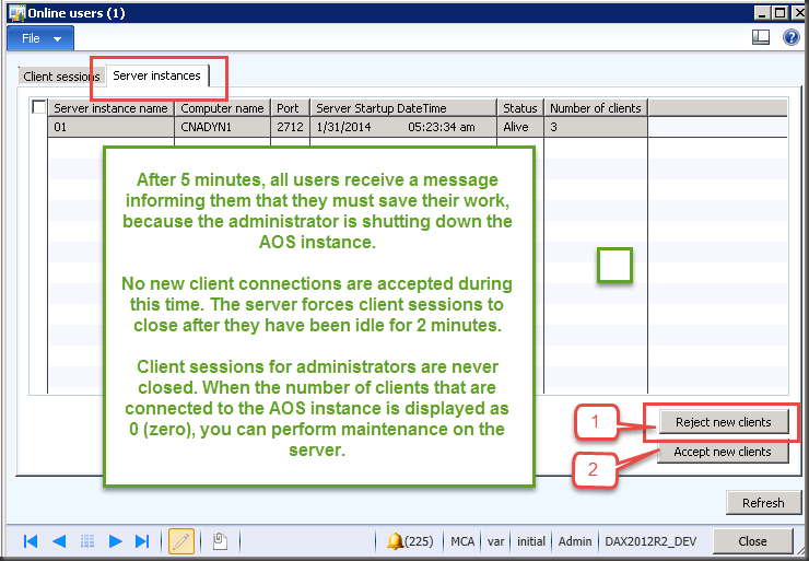 dynamics ax 2